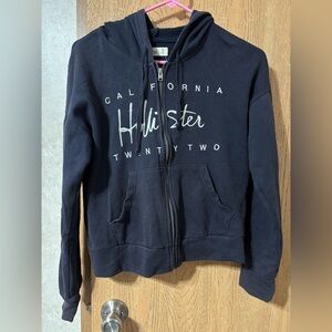 🔆2 for $6 🔆 Hollister navy blue zip up hoodie